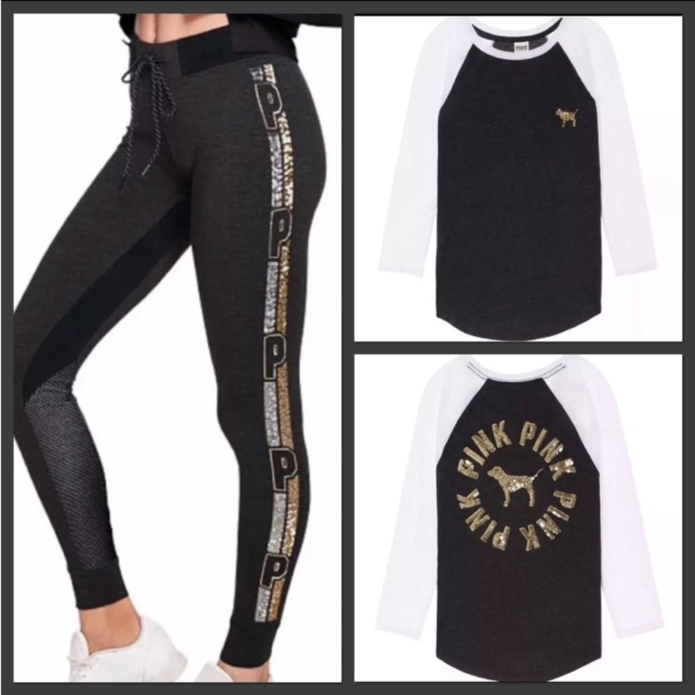 NWT VS PINK BLING HTF SET